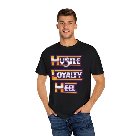 "Hustle Loyalty Heel" Short Sleeve Tee